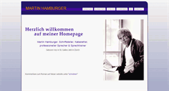Desktop Screenshot of martinhamburger.ch
